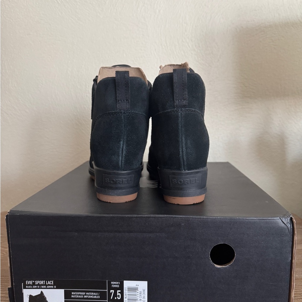 Sorel Evie Sport Lace - Wedge Ankle Sneaker - Picture 4 of 7
